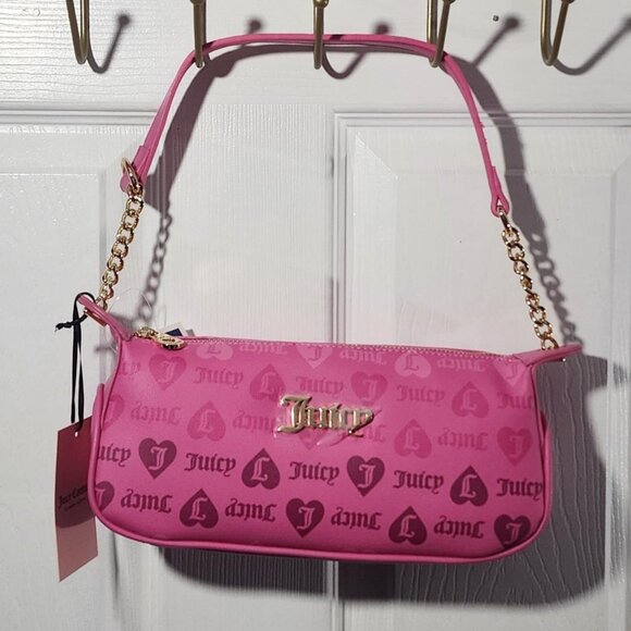 Juicy Couture Handbags - Juicy Couture Hot Pink Girls Just Wanna Have Fun Shoulder Bag